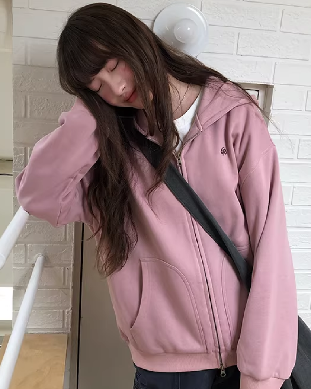 Color Zip Hoodie BU0125