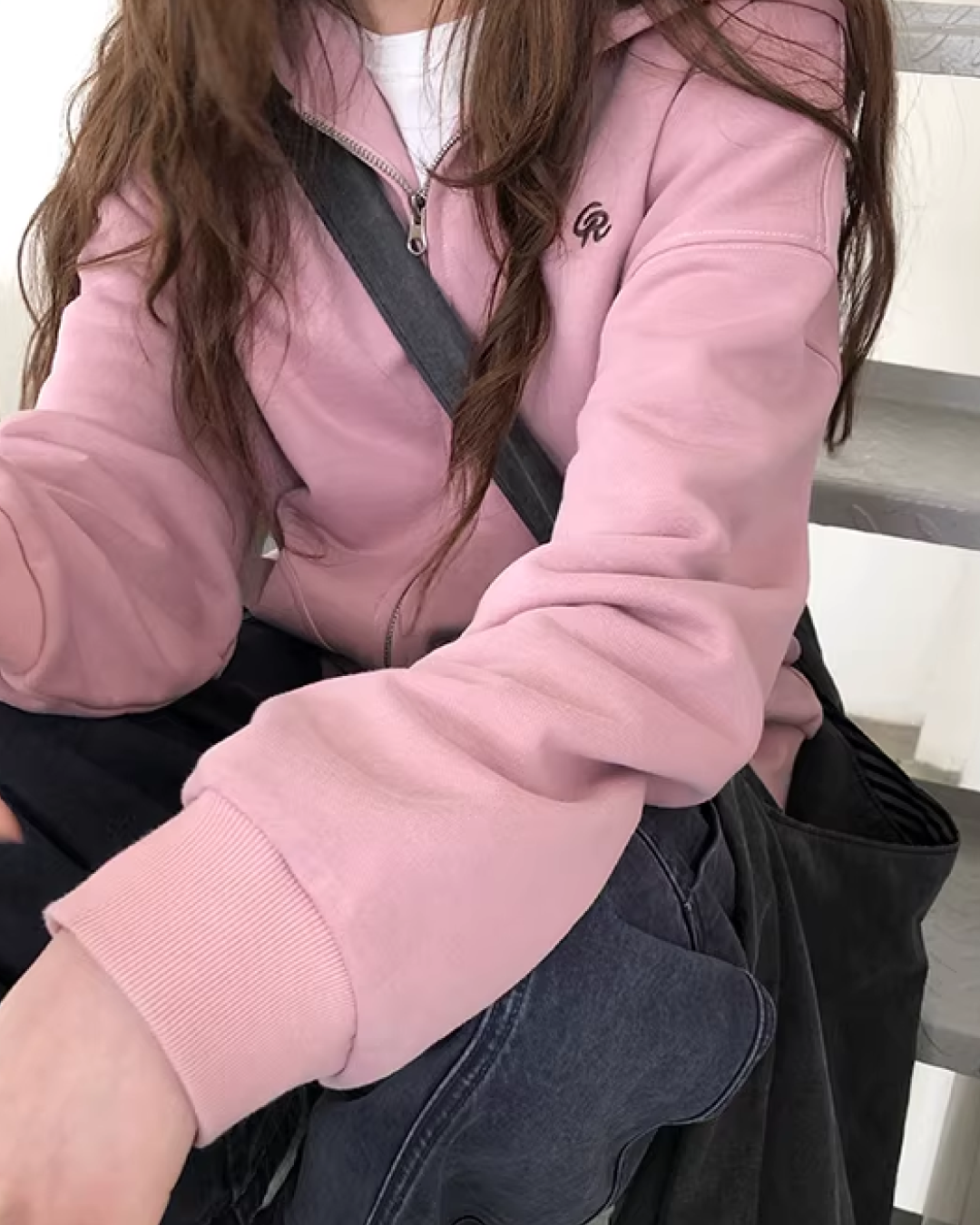 Color Zip Hoodie BU0125