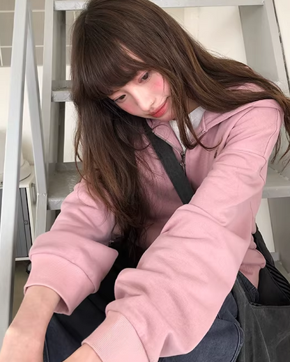 Color Zip Hoodie BU0125