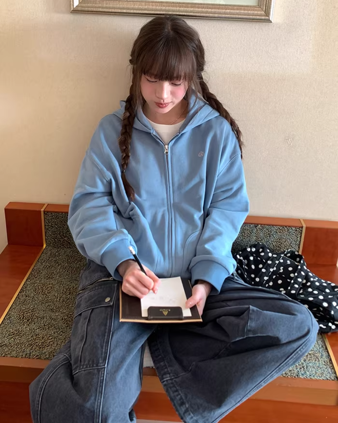 Color Zip Hoodie BU0125