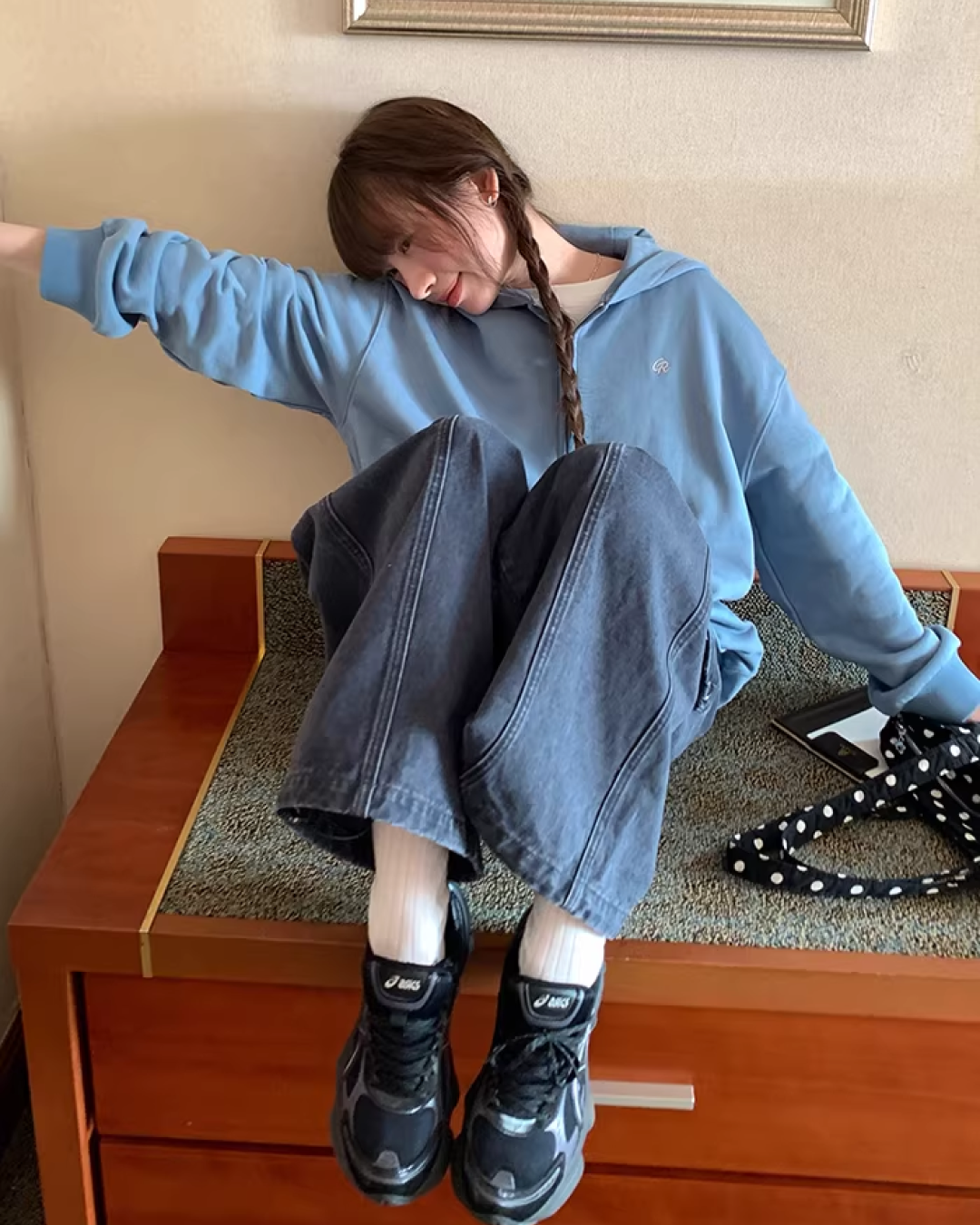 Color Zip Hoodie BU0125