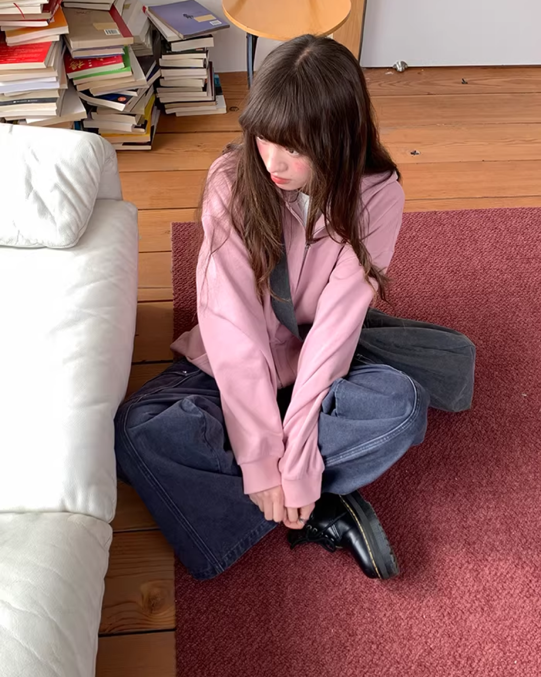 Color Zip Hoodie BU0125