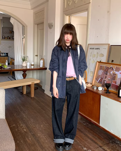 Contrast Collar Jacket  BU0128