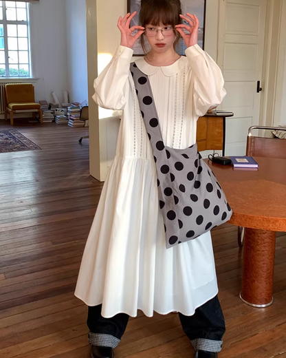 Plaid Turned-up Denim Pants  BU0129