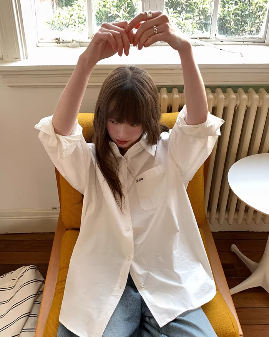 Back Pocket Design Denim Pants  BU0130