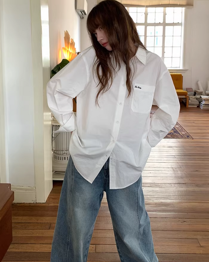 Back Pocket Design Denim Pants  BU0130