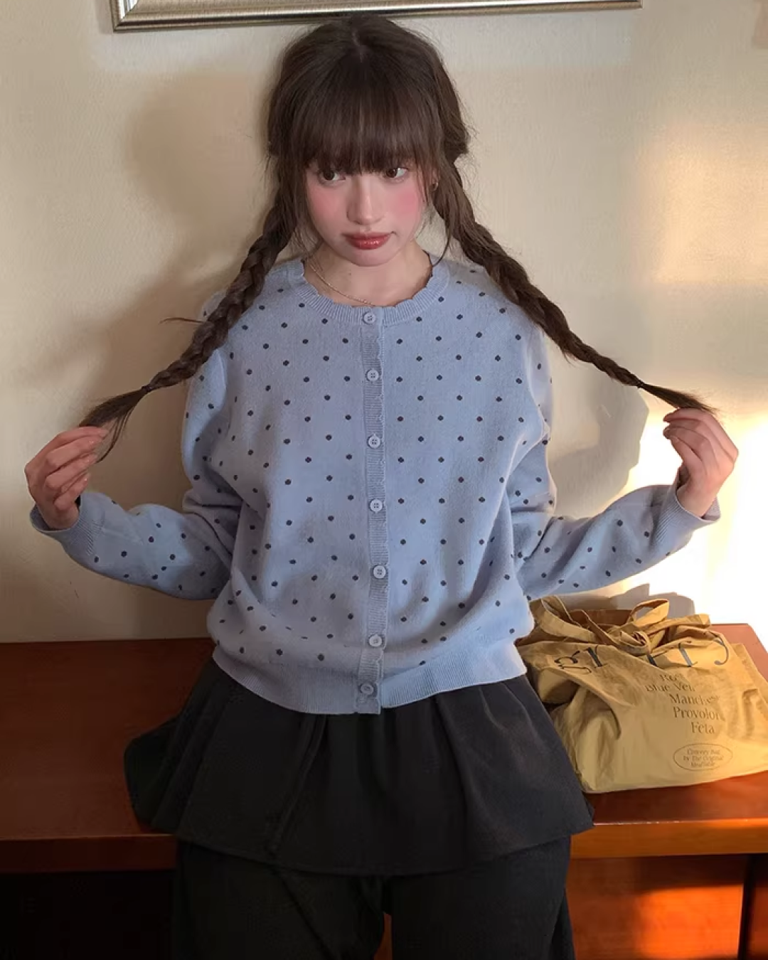 Skirt Layerd Pants  BU0131