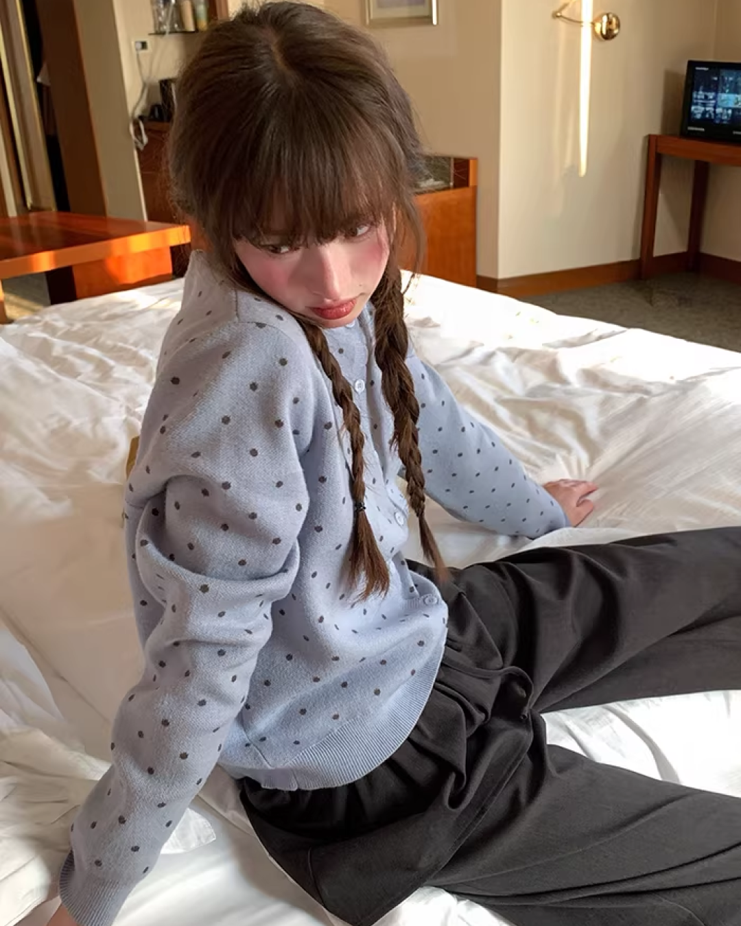 Skirt Layerd Pants  BU0131