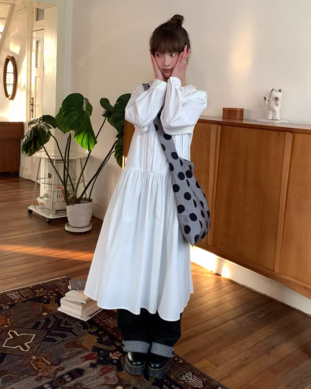 Long Sleeve Dress  BU0136