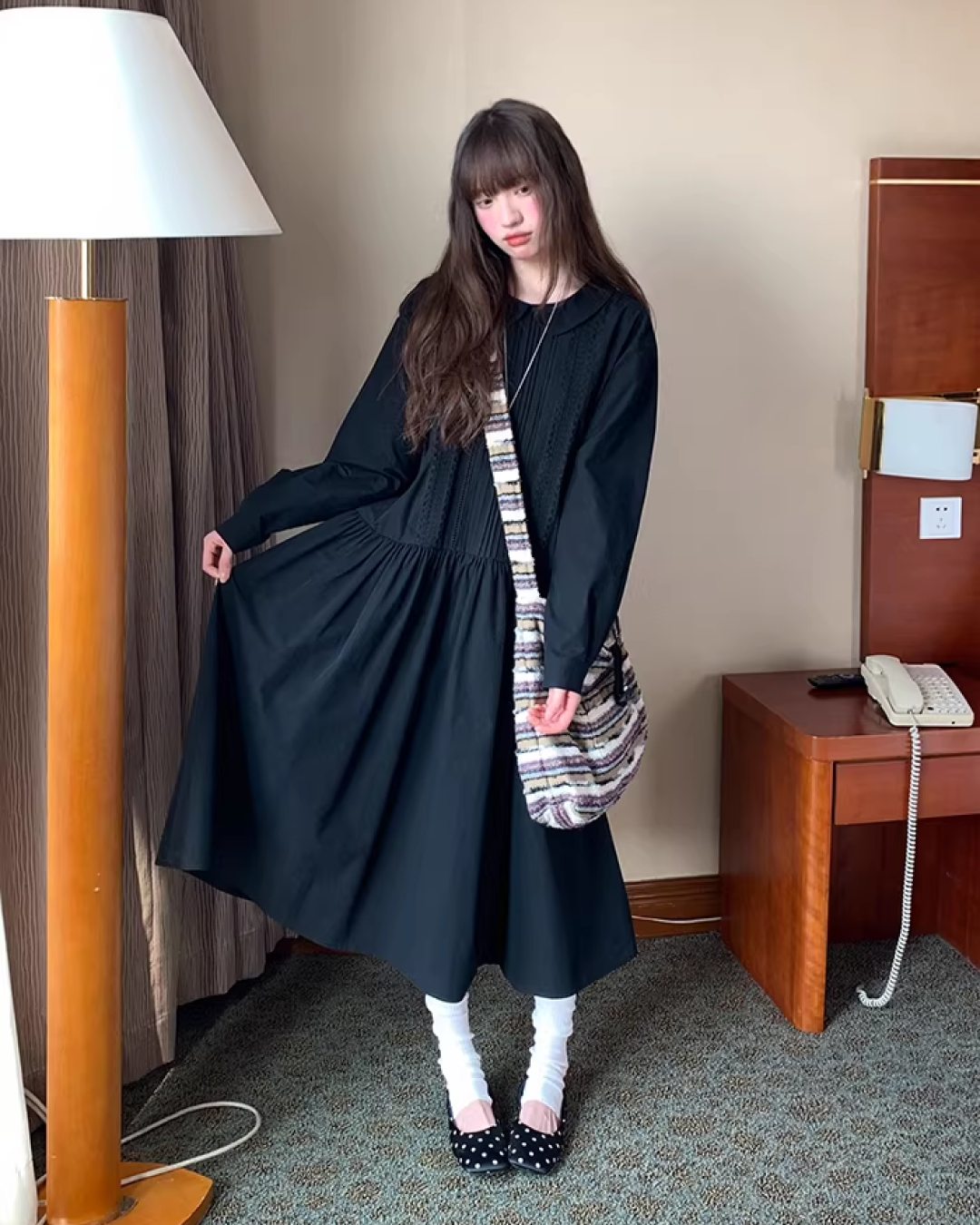 Long Sleeve Dress  BU0136