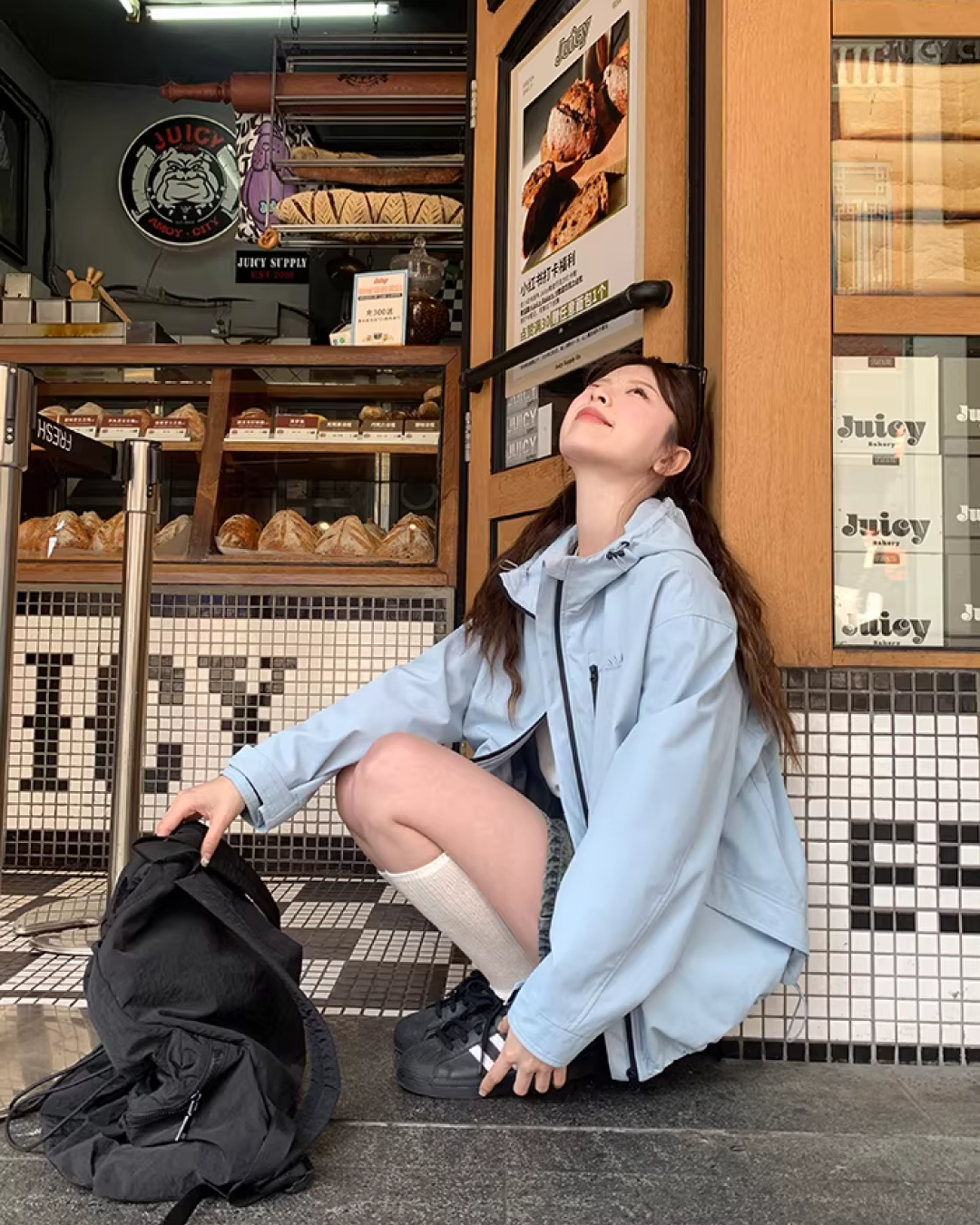 Nylon Windploof Drawstring Jacket BU0138