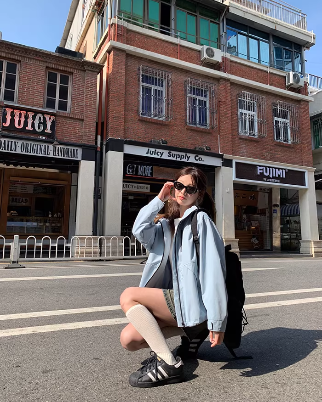 Nylon Windploof Drawstring Jacket BU0138