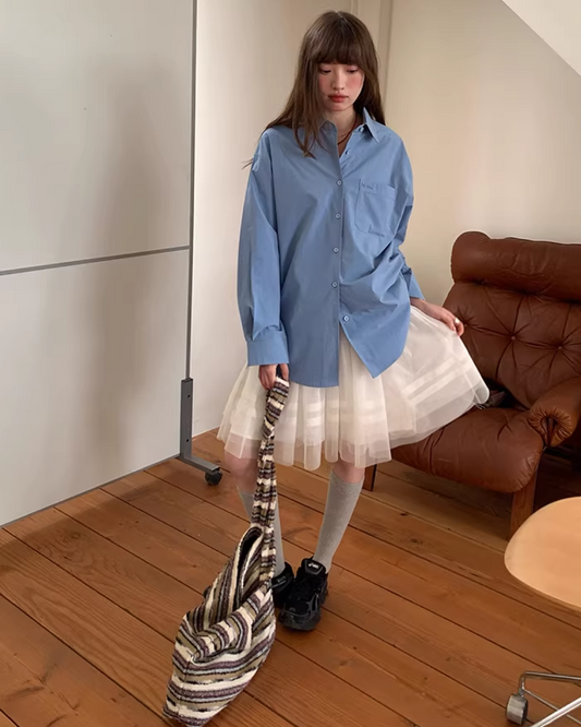 White  Lace Skirt  BU0139