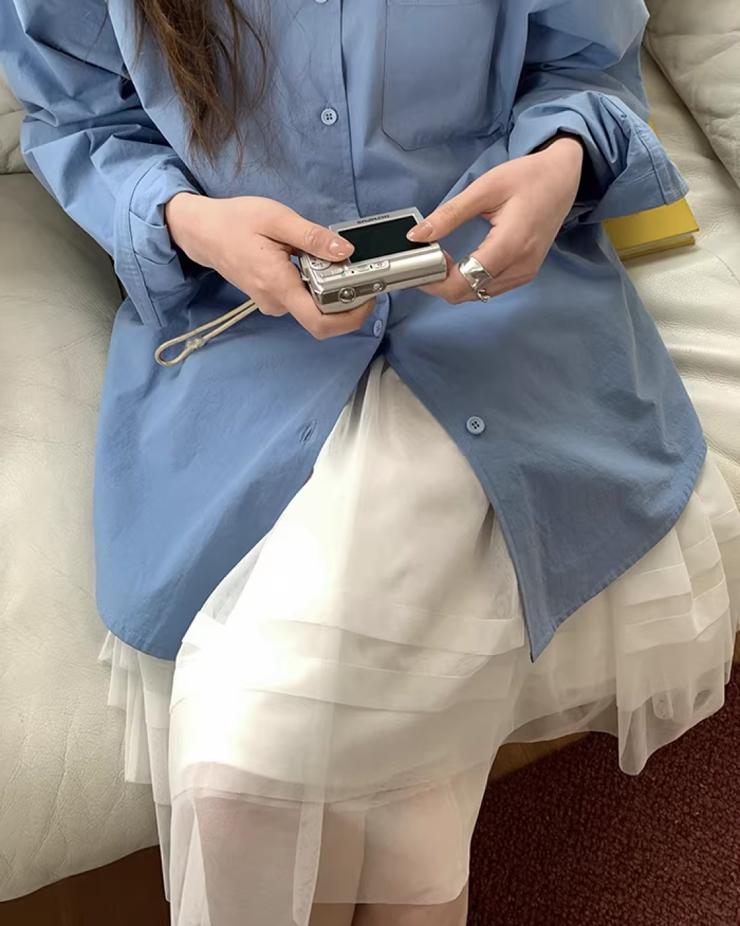 White  Lace Skirt  BU0139