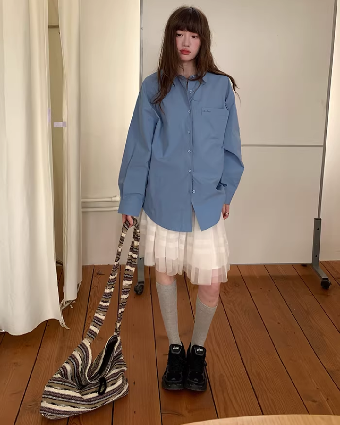 White  Lace Skirt  BU0139