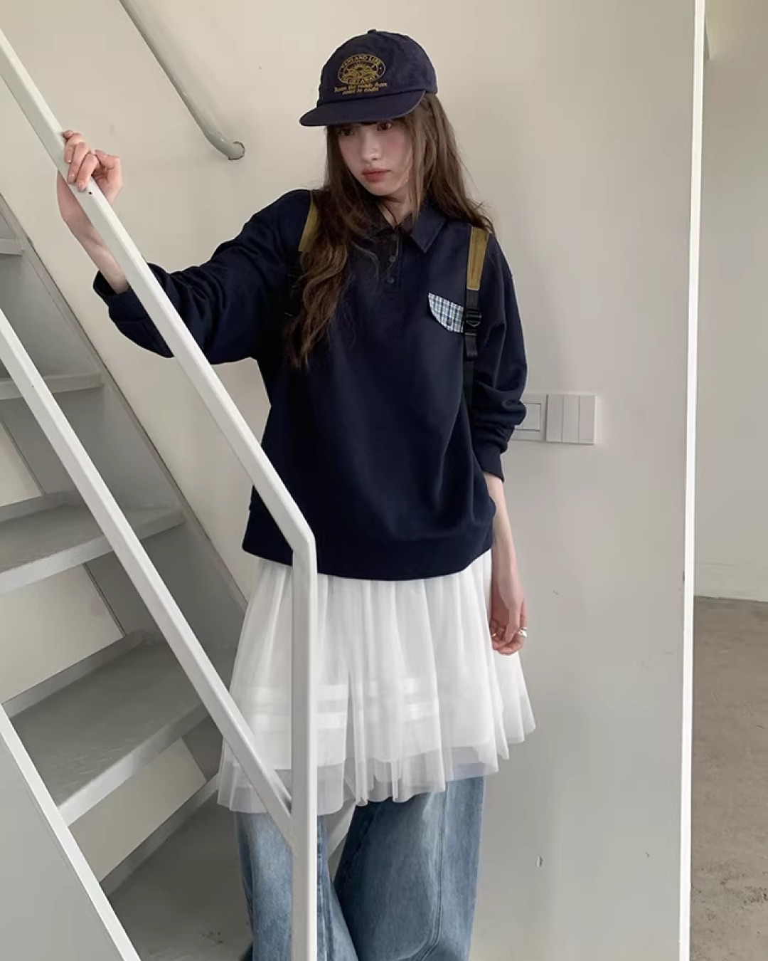 White  Lace Skirt  BU0139