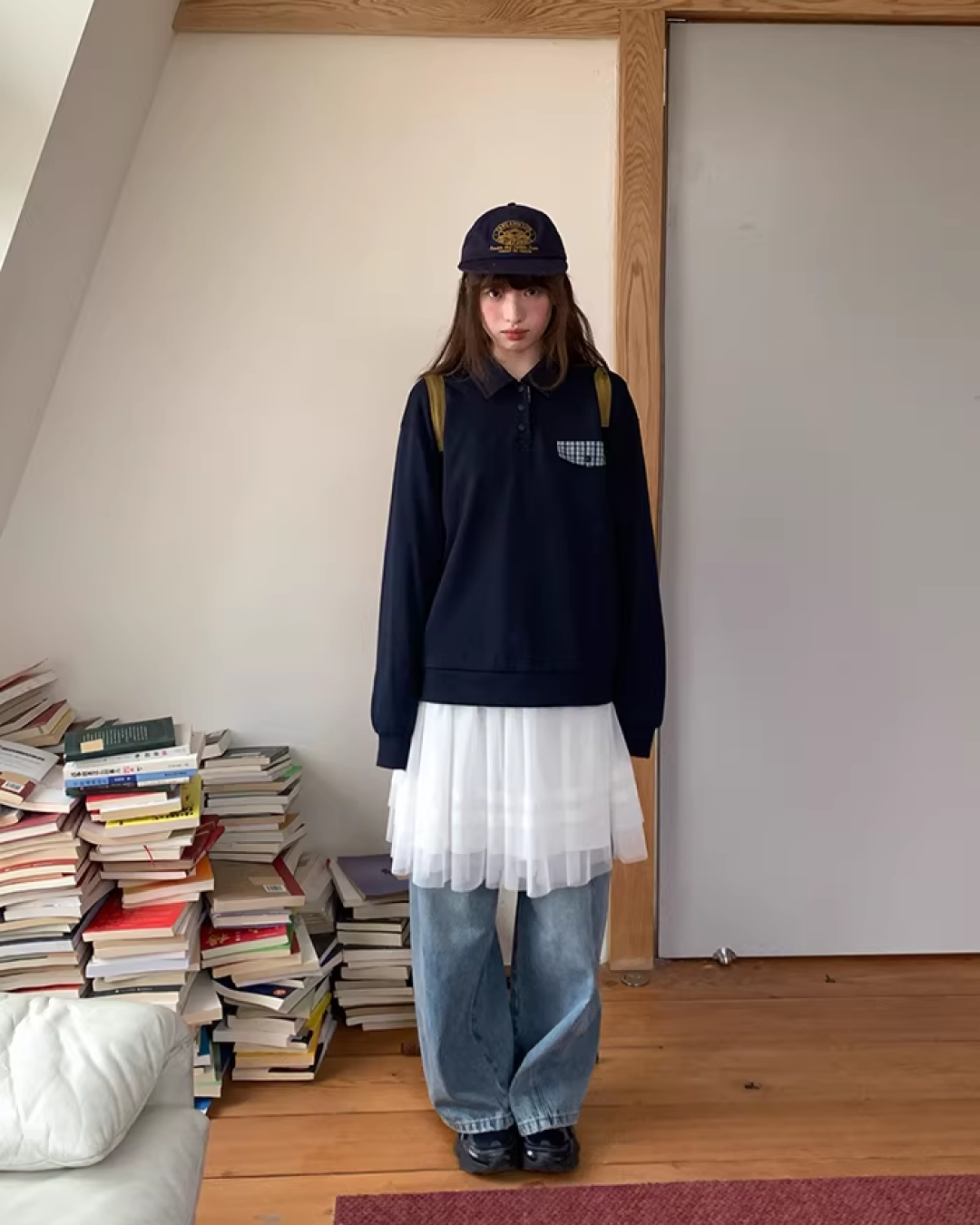 White  Lace Skirt  BU0139