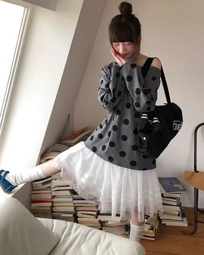 White  Lace Skirt  BU0139