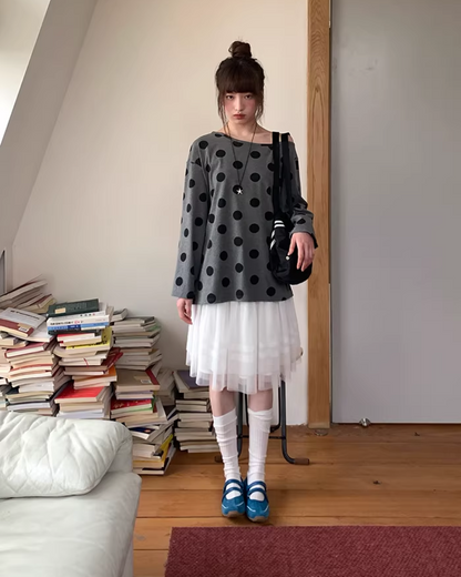 White  Lace Skirt  BU0139