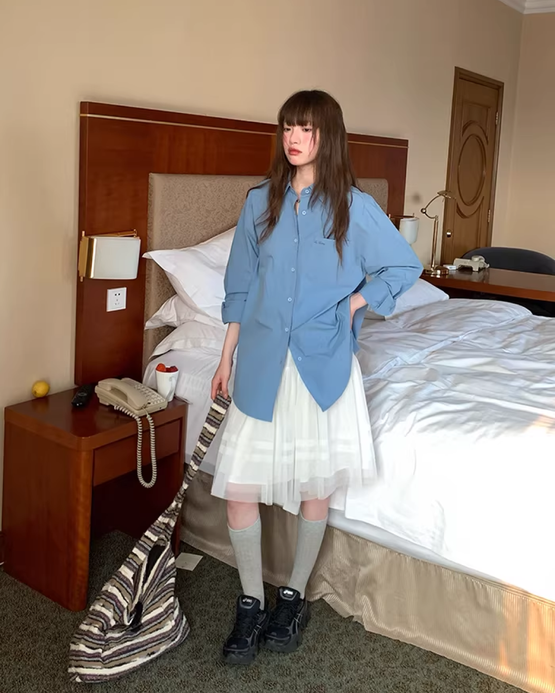 White  Lace Skirt  BU0139