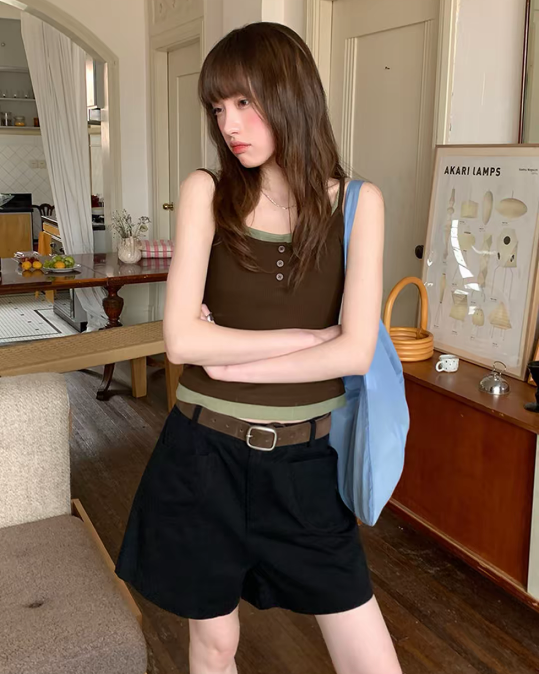 Layered Color Camisole BU0183