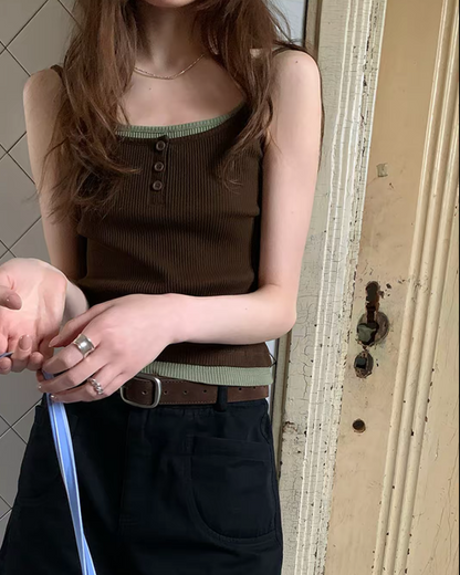 Layered Color Camisole BU0183
