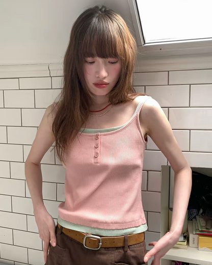 Layered Color Camisole BU0183