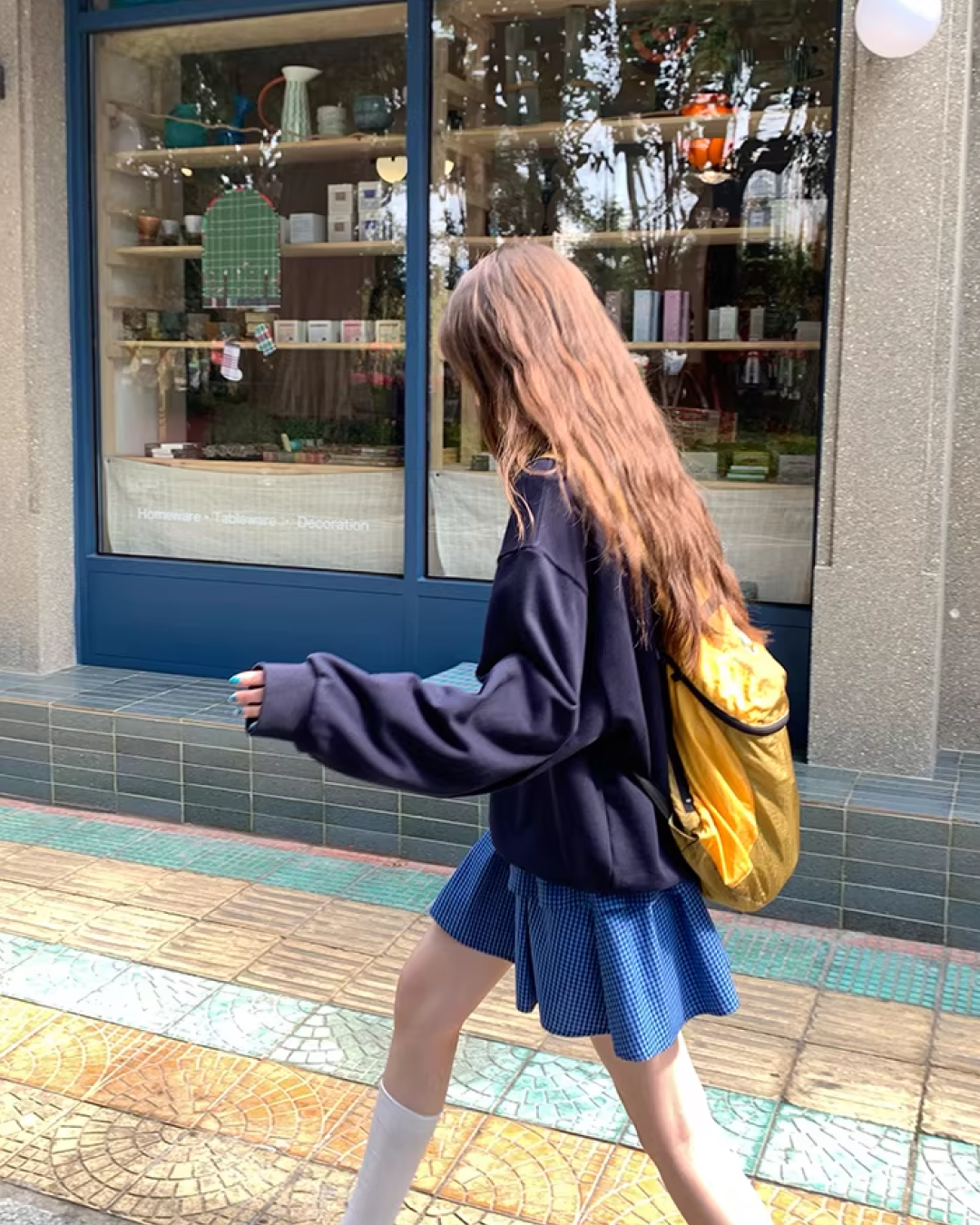 Chest Lettring Print Sweatshirt BU0141