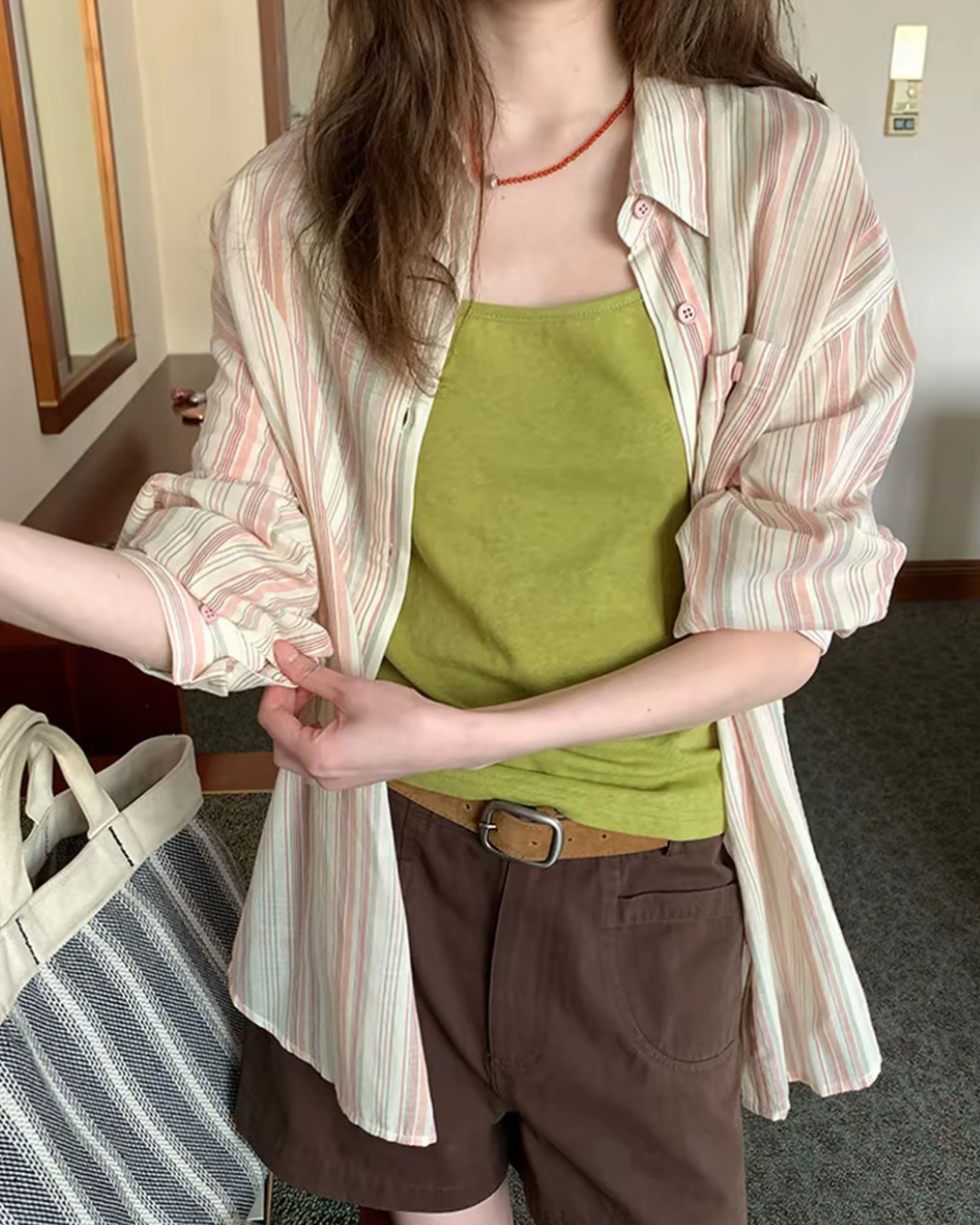 Loose Sheer Summer Shirt BU0184