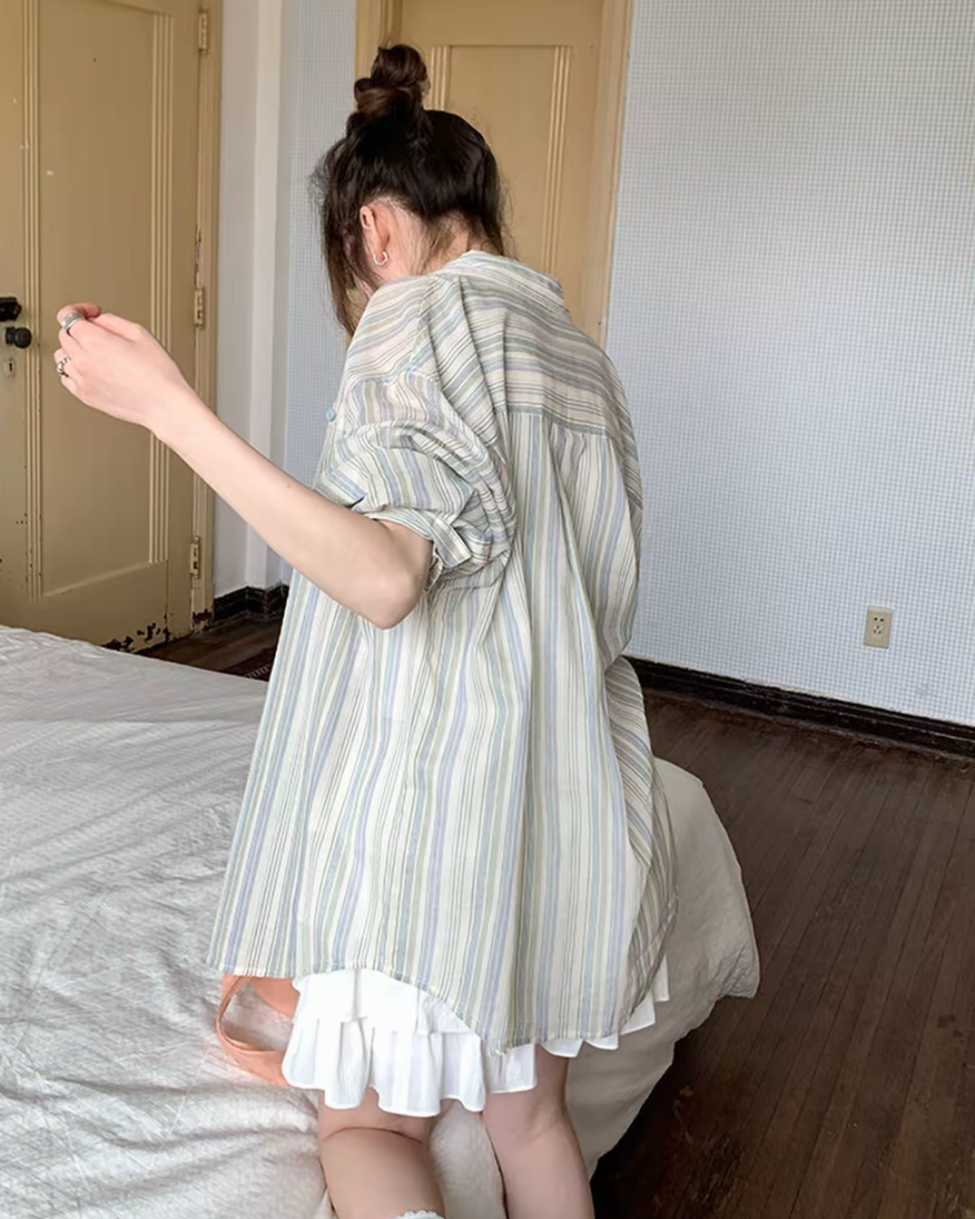 Loose Sheer Summer Shirt BU0184