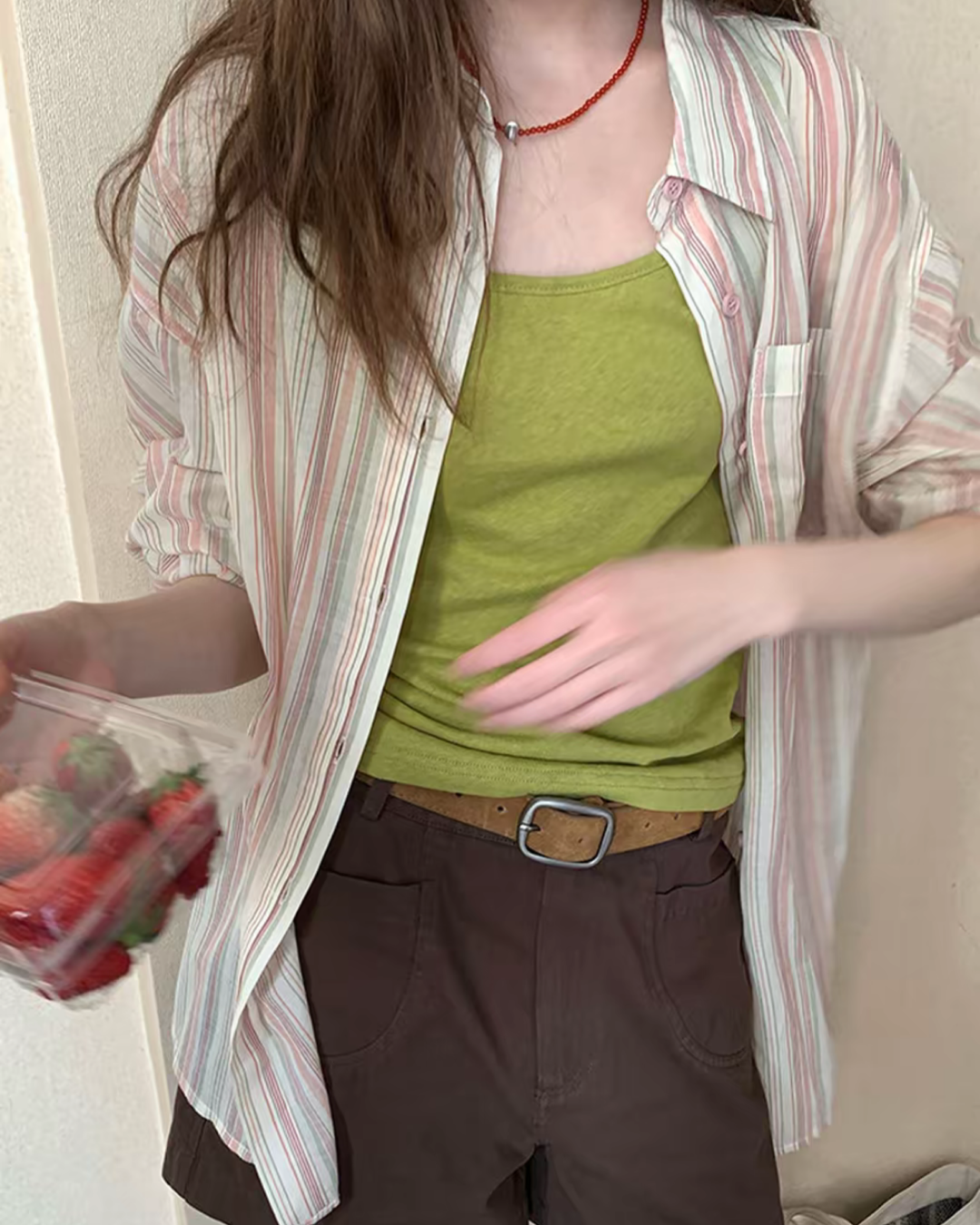 Loose Sheer Summer Shirt BU0184