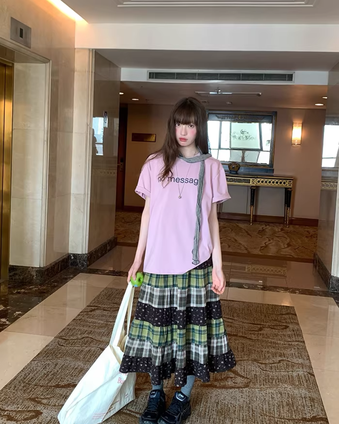 Lettring Print T-Shirt BU0143