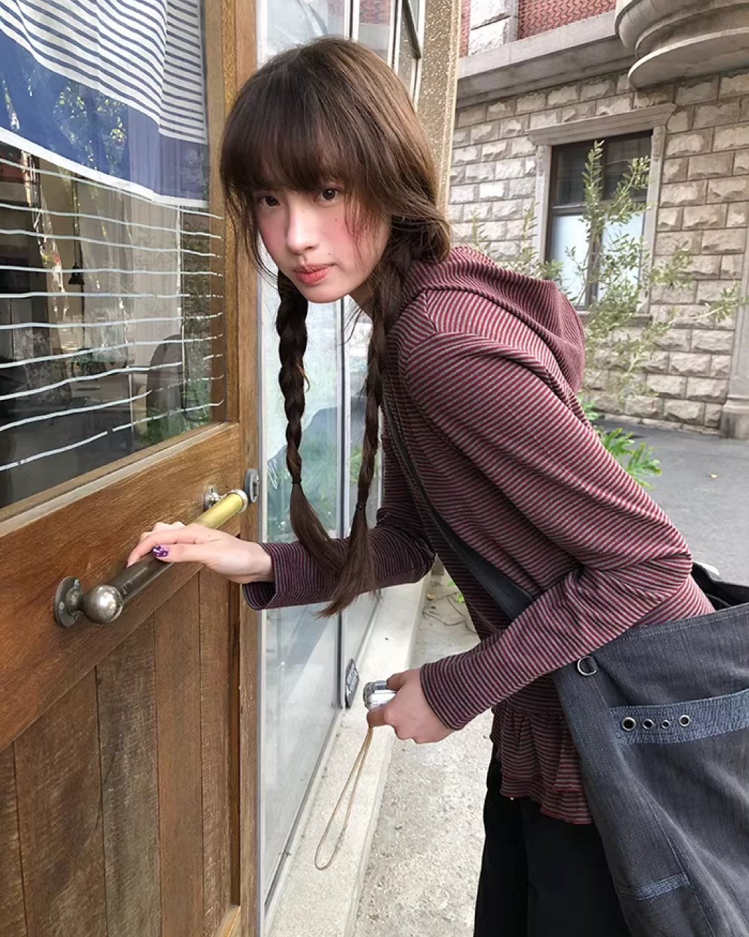 Border Frill Hoodie BU0147