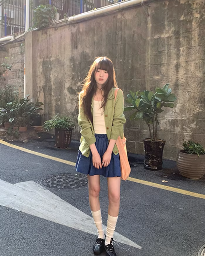 Color Knit Shirt BU0148