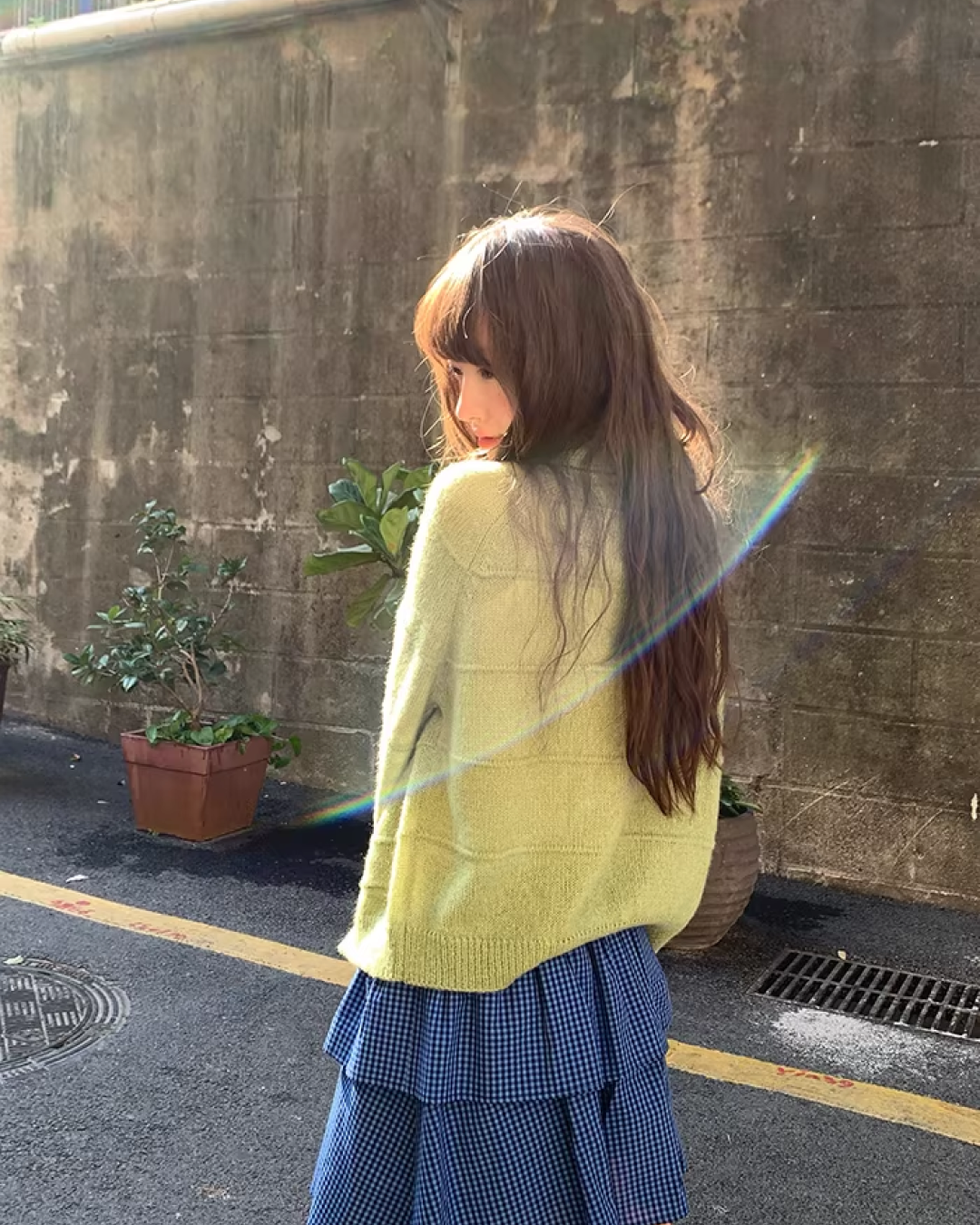 Color Knit Shirt BU0148