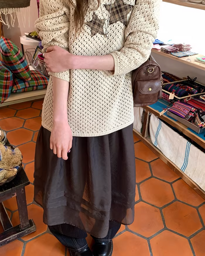 Star Holed Knit  BU0151