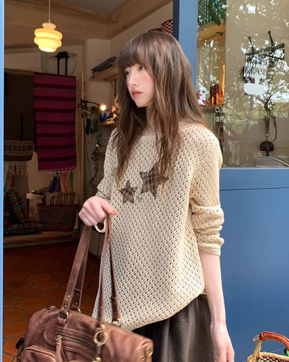 Star Holed Knit  BU0151