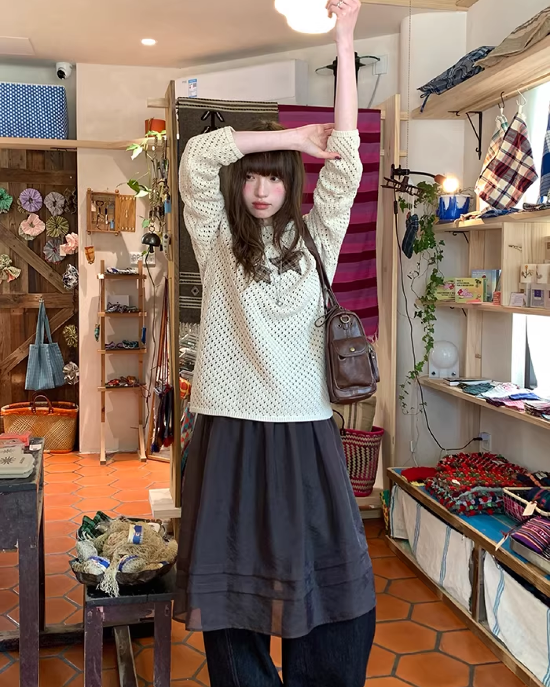 Star Holed Knit  BU0151