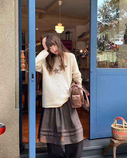 Star Holed Knit  BU0151