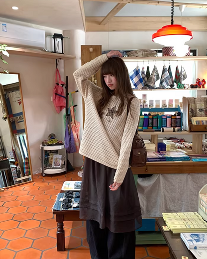 Star Holed Knit  BU0151