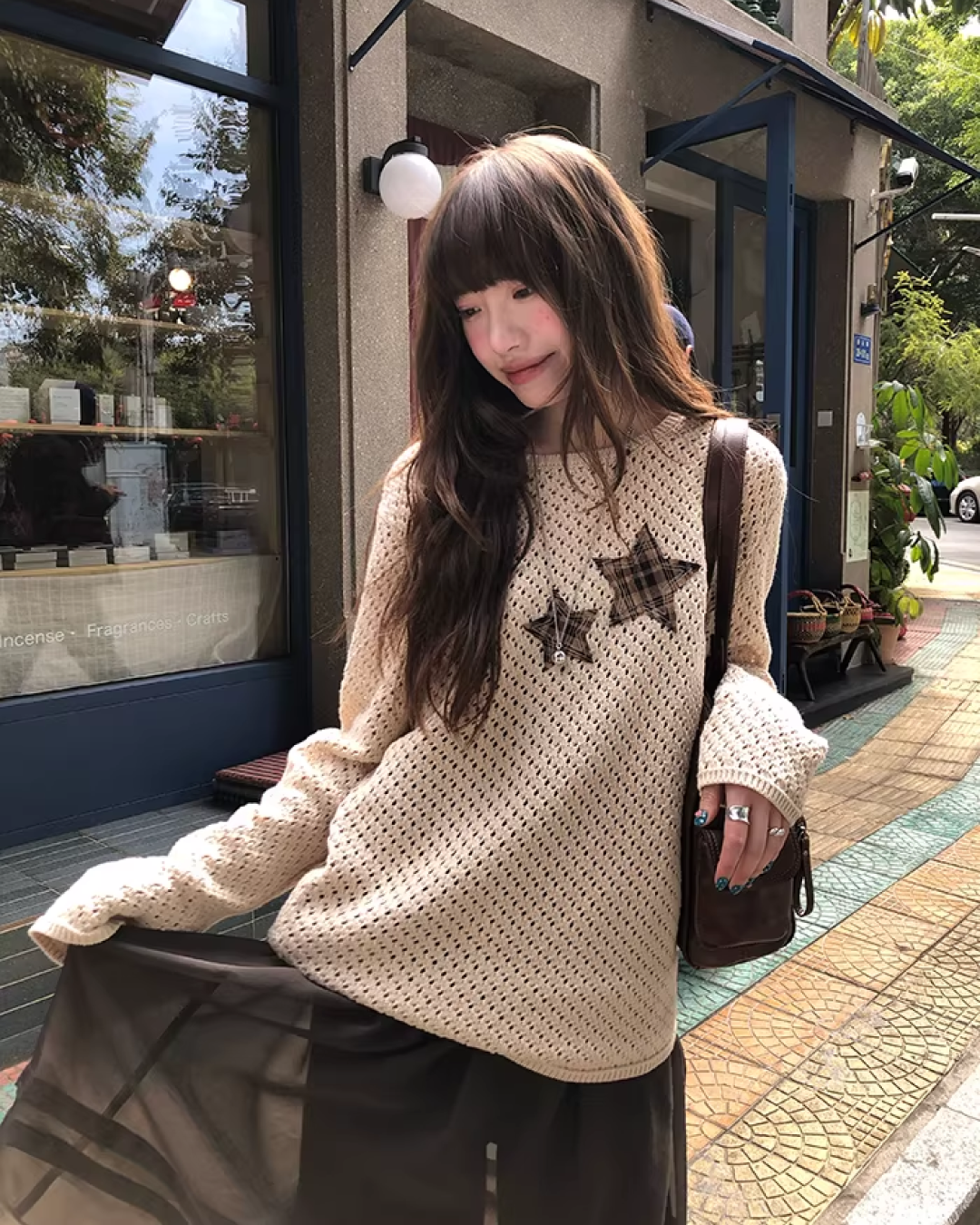 Star Holed Knit  BU0151