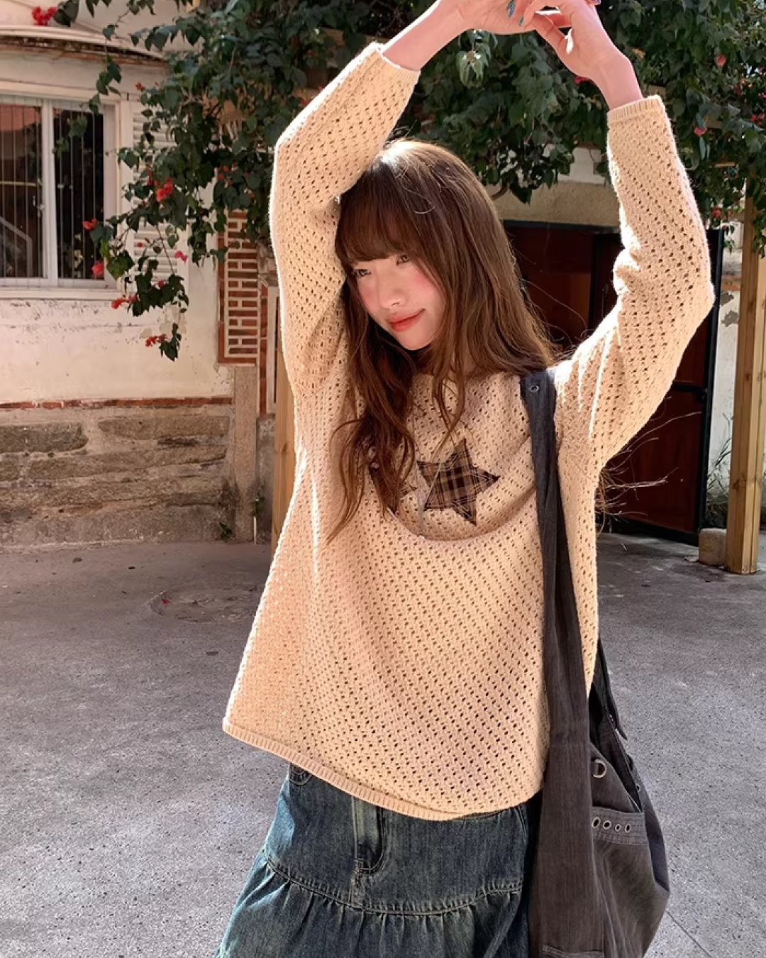 Star Holed Knit  BU0151