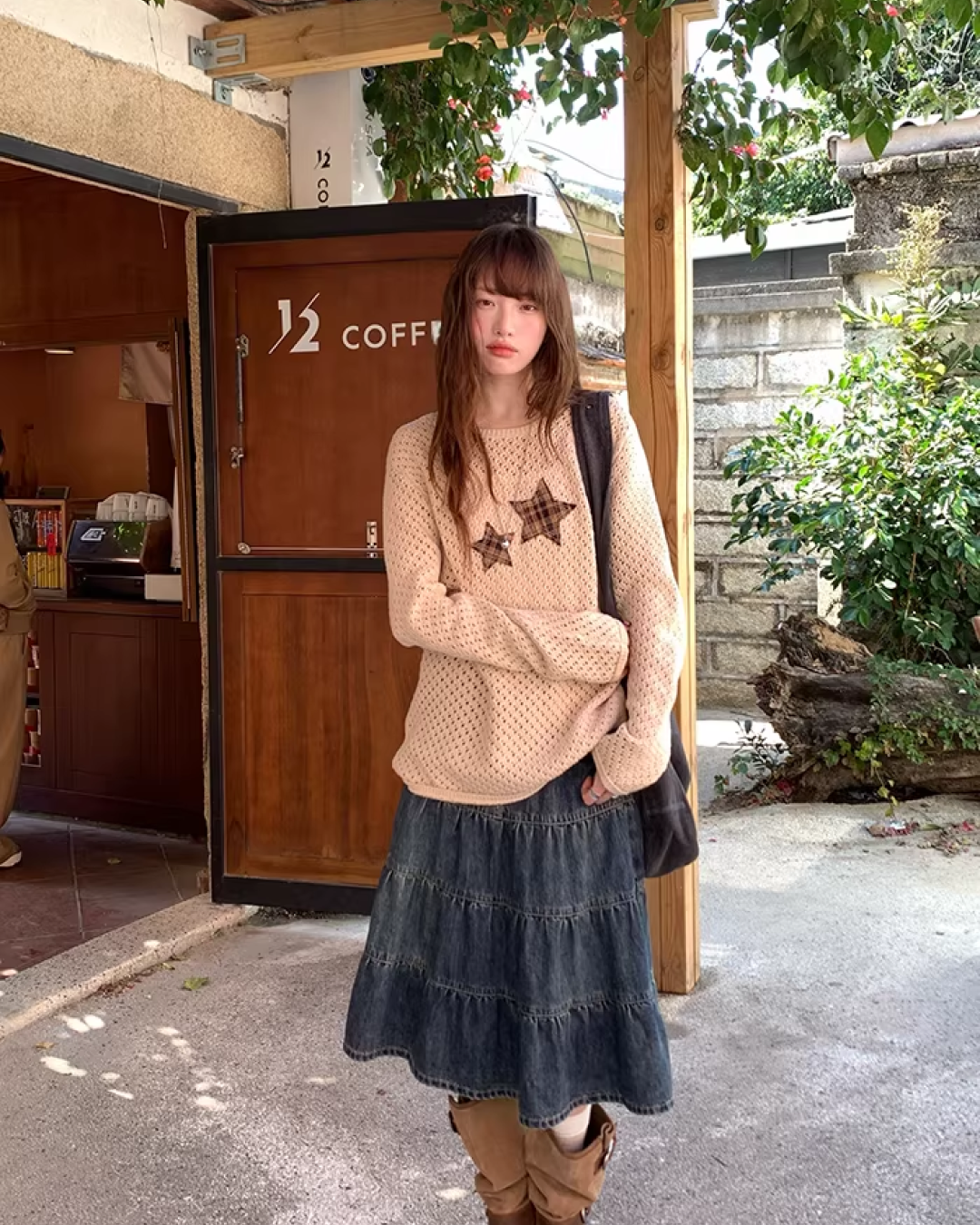 Star Holed Knit  BU0151