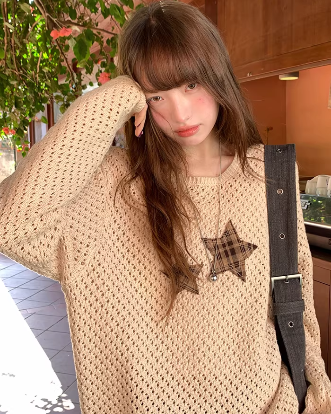 Star Holed Knit  BU0151
