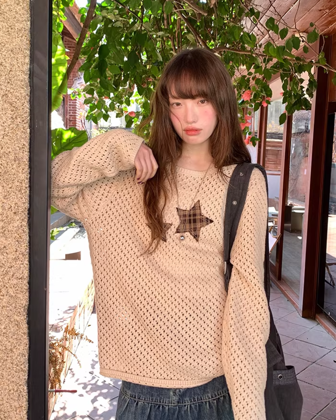 Star Holed Knit  BU0151