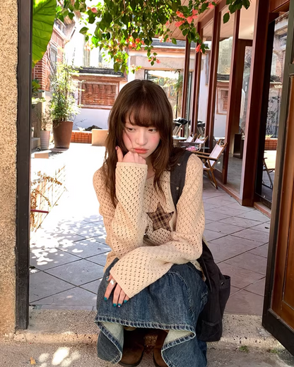 Star Holed Knit  BU0151