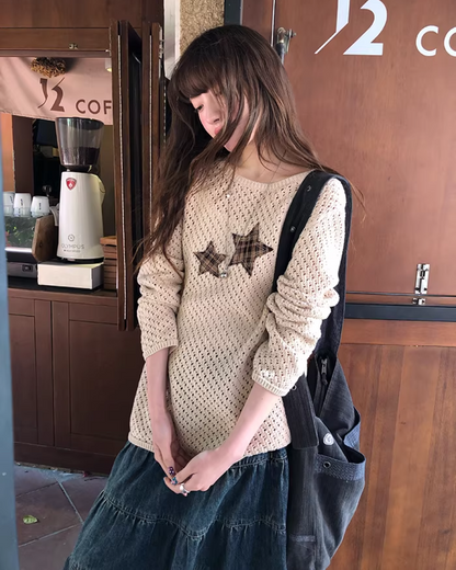 Star Holed Knit  BU0151
