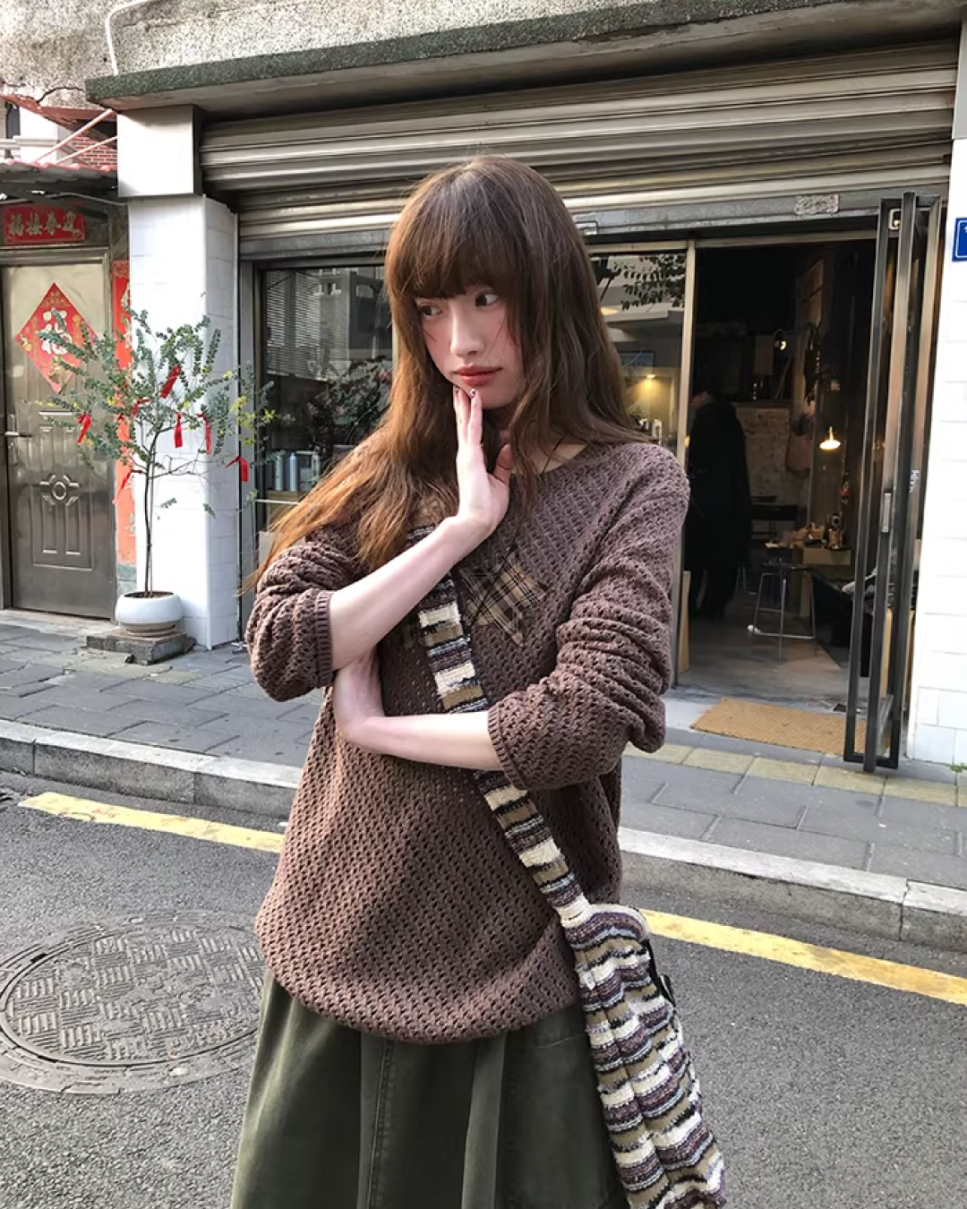 Star Holed Knit  BU0151