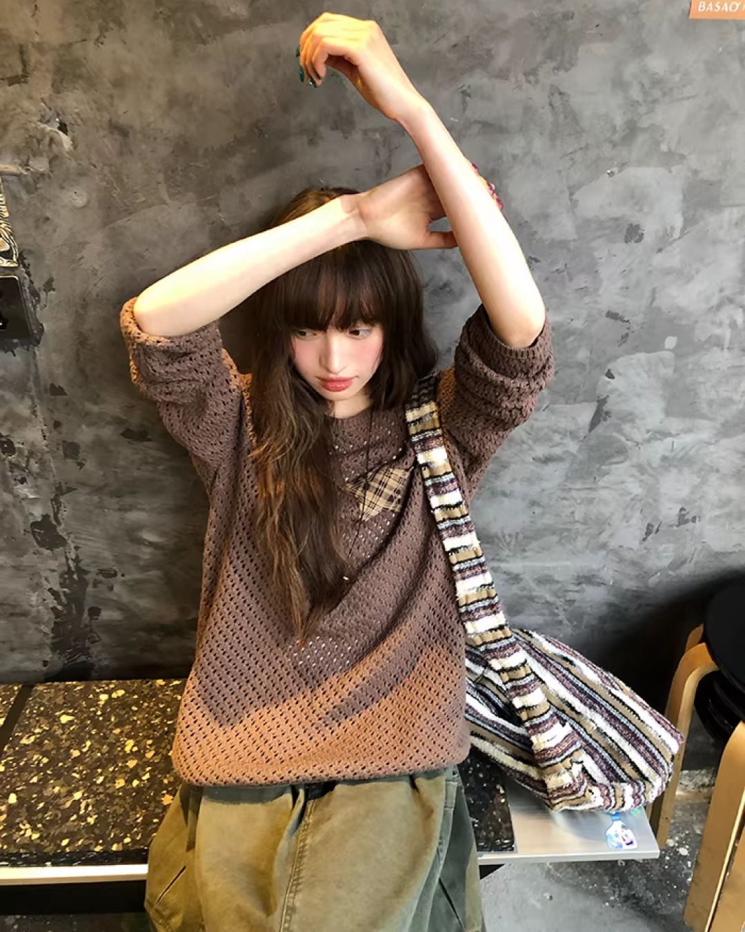 Star Holed Knit  BU0151