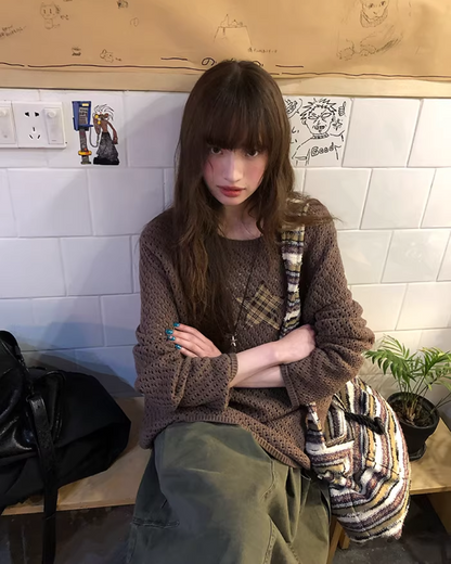 Star Holed Knit  BU0151